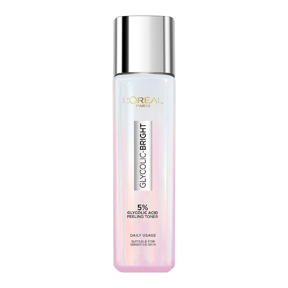 L'Oréal Glycolic-Bright Peeling Toner 128ml bottle