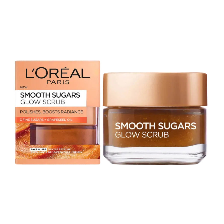 L'Oréal Smooth Sugars Scrub with Grape Seed Oil 50ml jar