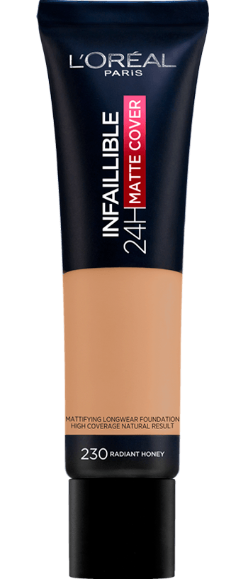L'Oréal Infaillible Matte Cover Foundation shade 230 Radiant Honey