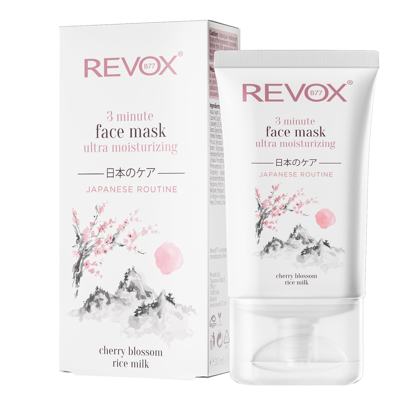 Revox Japanese 3 Min Face Mask 30ml