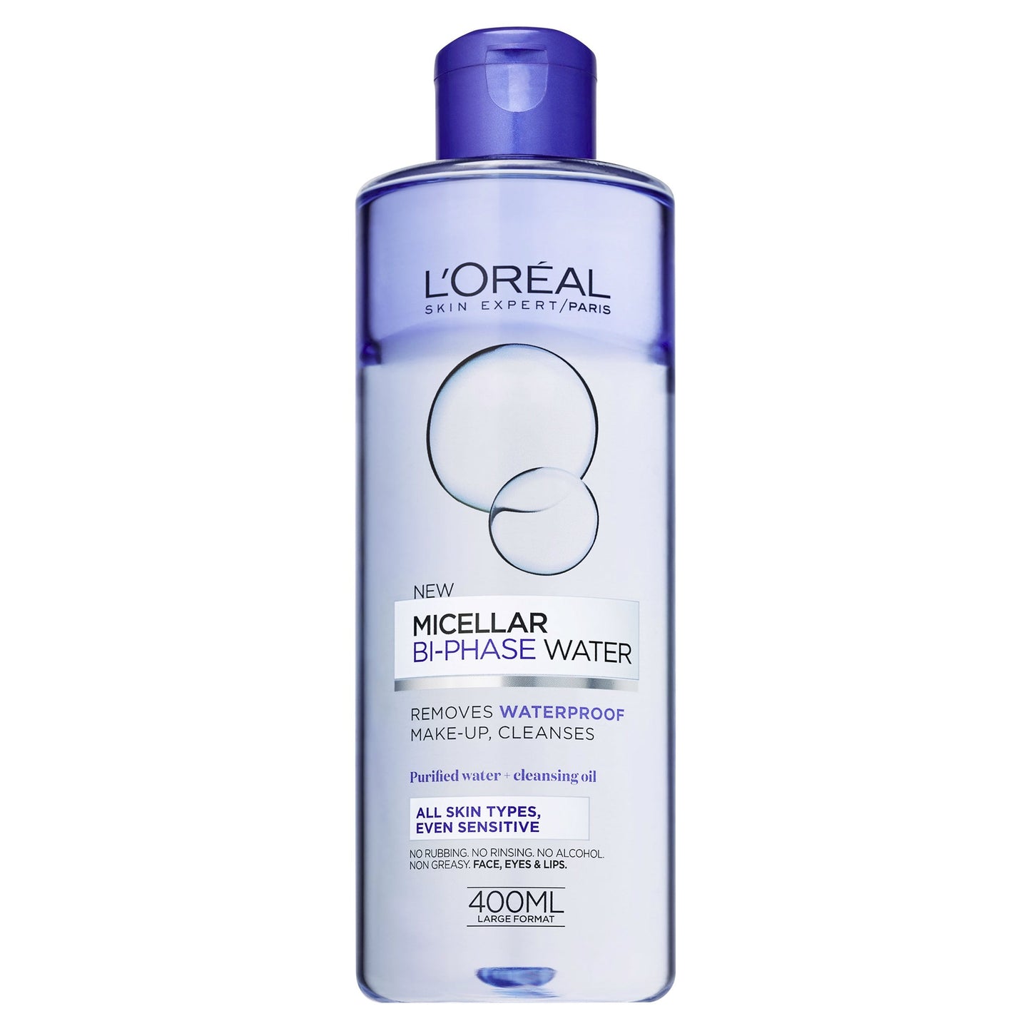 L'Oréal Bi-Phase Micellar Water 400ml bottle