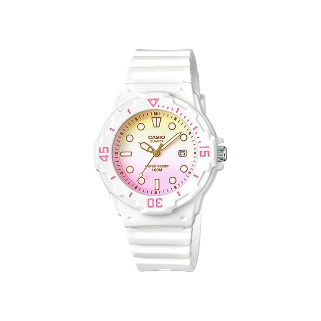 Casio Women's Quartz Analog Display Watch - White