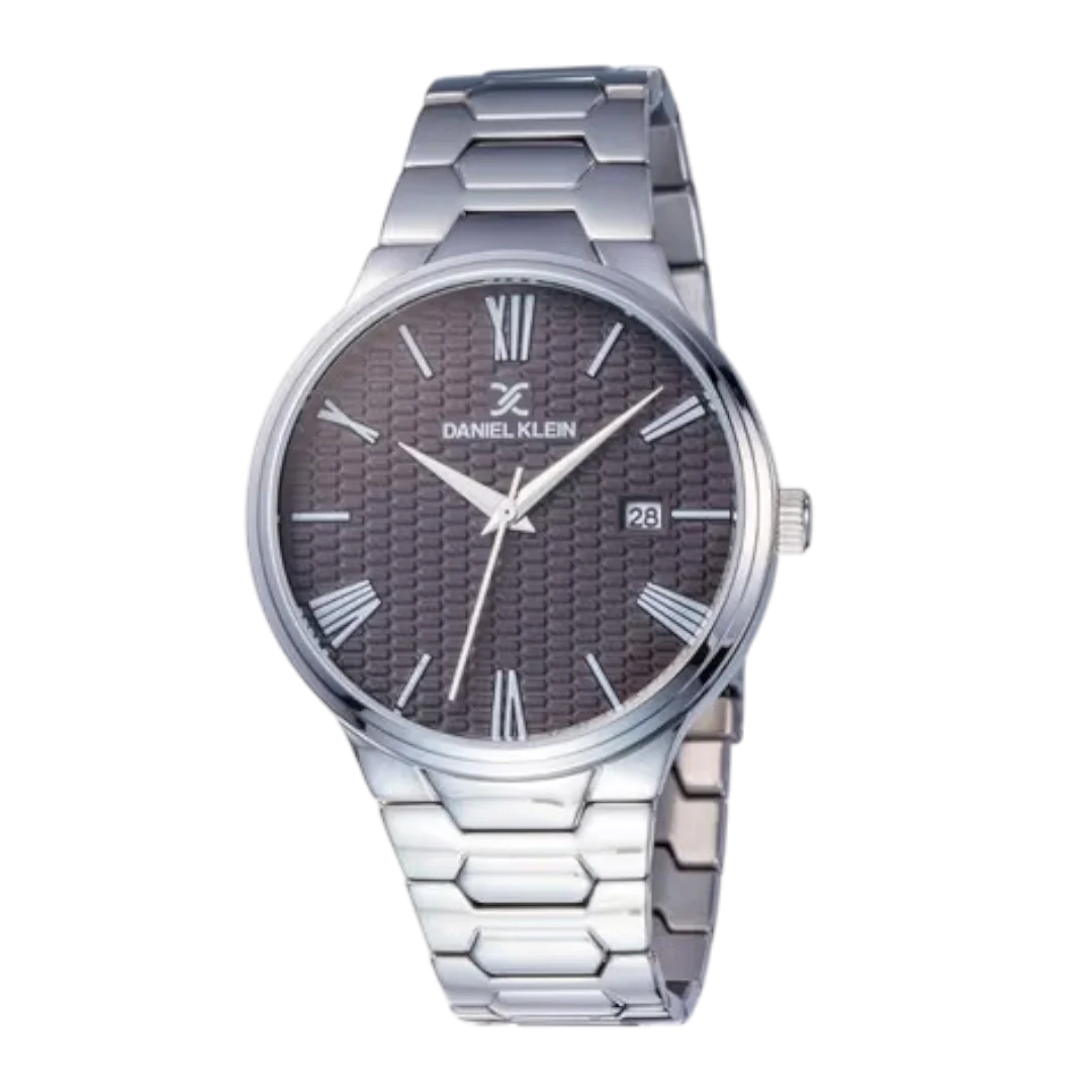 Daniel Klein Unisex Silver Couple Watches - 2 Sizes