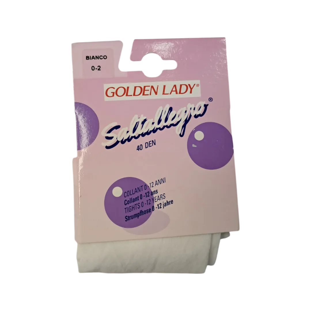 Golden Lady Saltallegro Tights For Girls - Tonic 50 Off-White