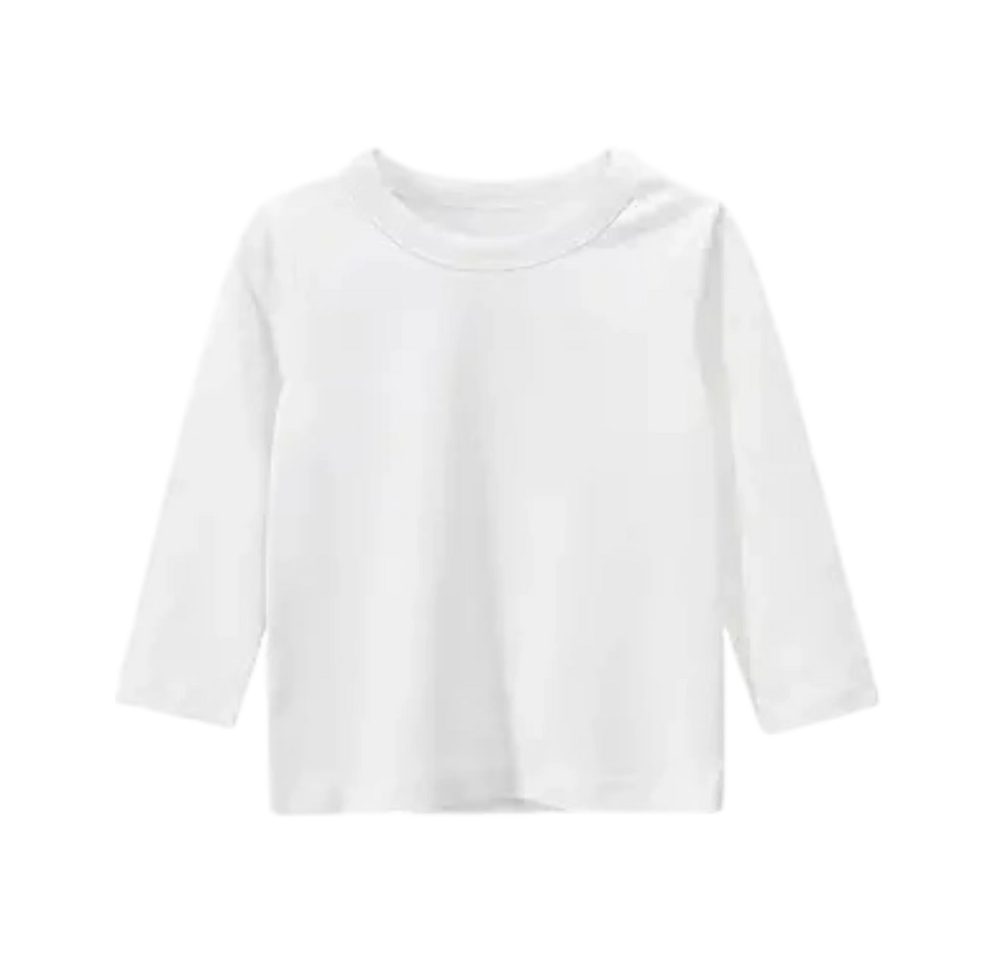 Kidea Long Sleeve Undershirt - White
