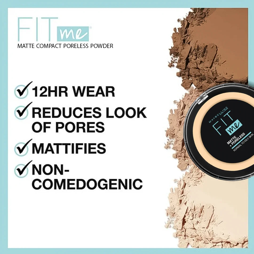 Maybelline Fit Me Matte + Poreless Powder - 3 Shades