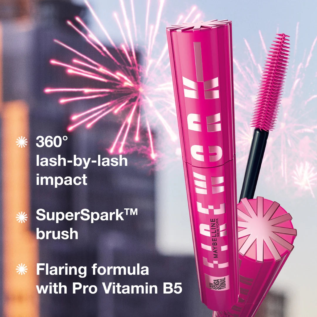 Maybelline Lash Sensational Firework Flaring Eyelash Lengthening Black Mascara