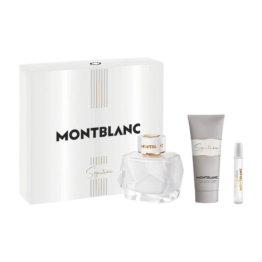 Mont Blanc Signature Gift Set For Women - 3 Pcs