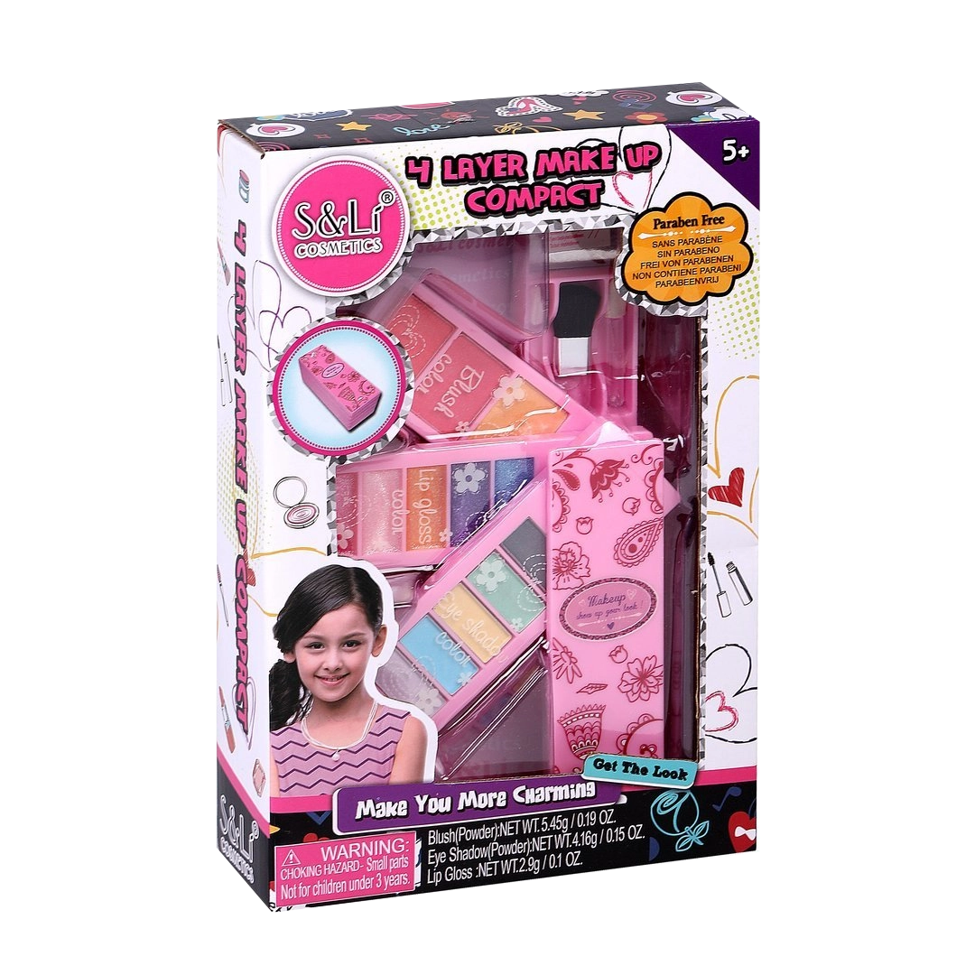 S&Li Makeup Compact - 4 Layers