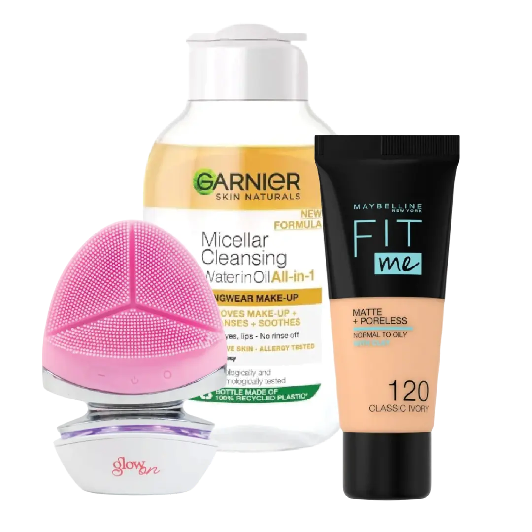 Skincare & Foundation Regimen Bundle - 3 Pcs