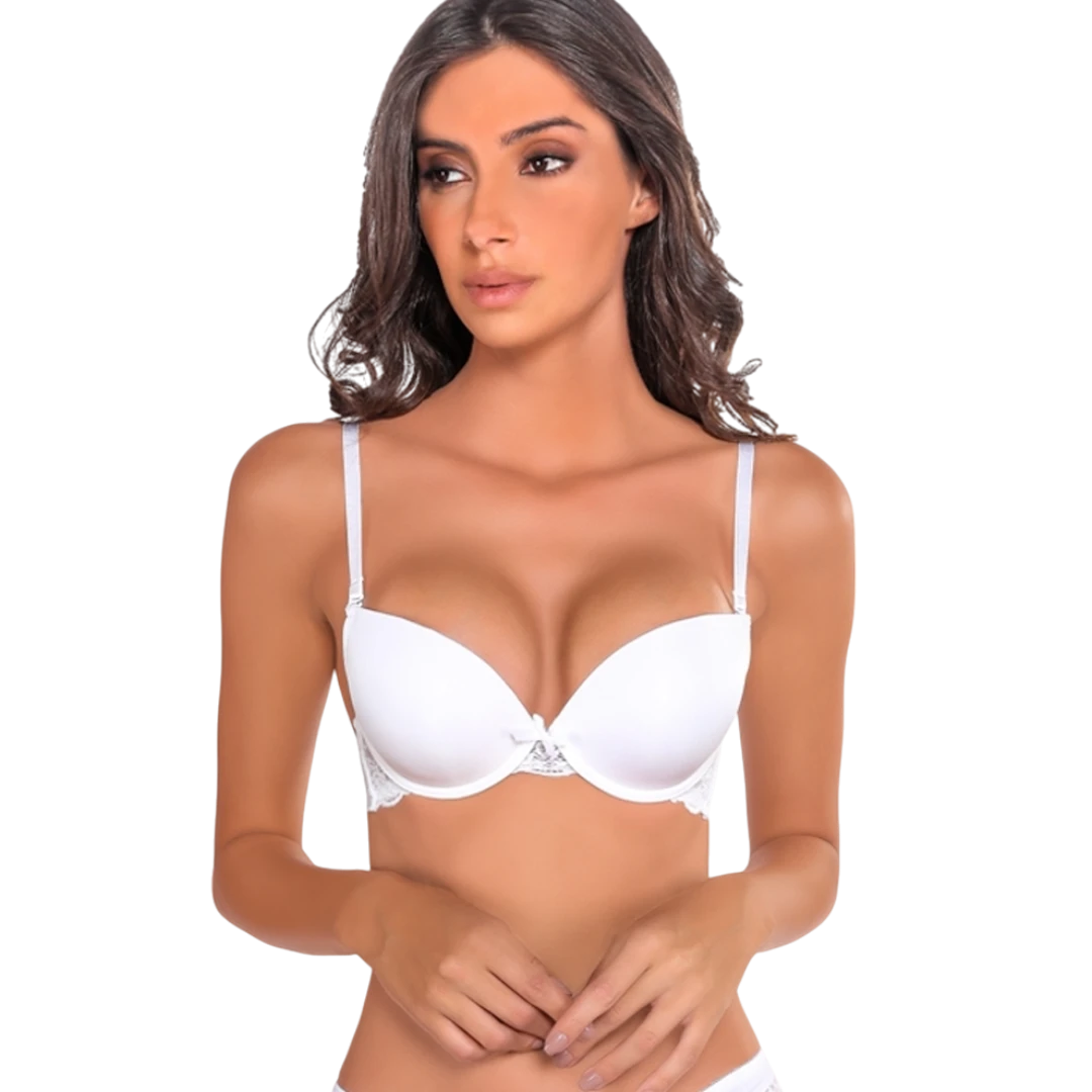 Marie France Anabella Bra - White