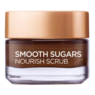 L'Oréal Smooth Sugars Cocoa Butter Scrub jar