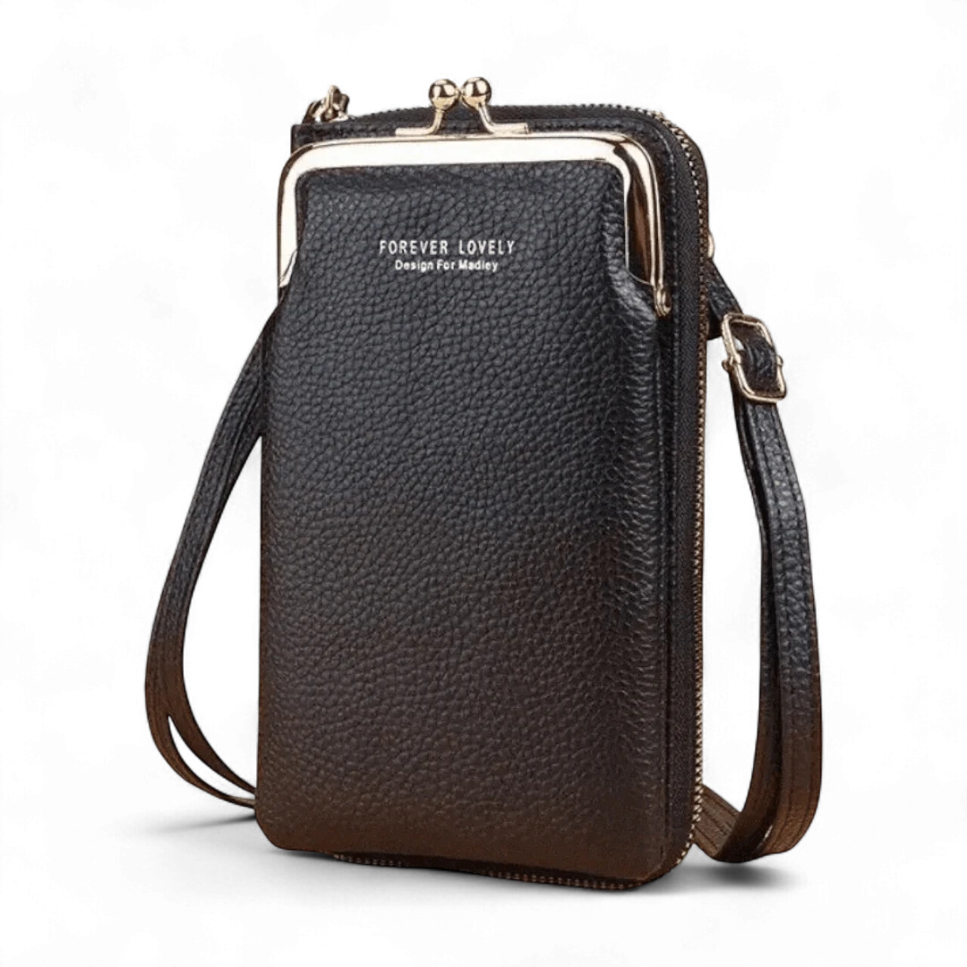 Mini Leather Crossbody Wallet Bag