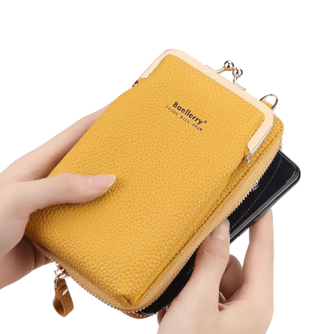 Mini Leather Crossbody Wallet Bag