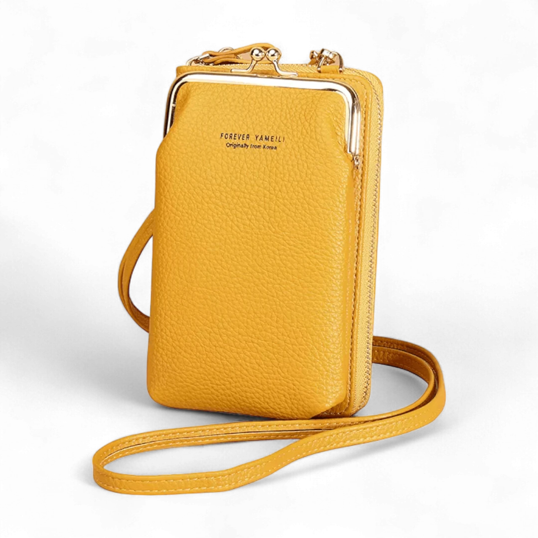 Mini Leather Crossbody Wallet Bag