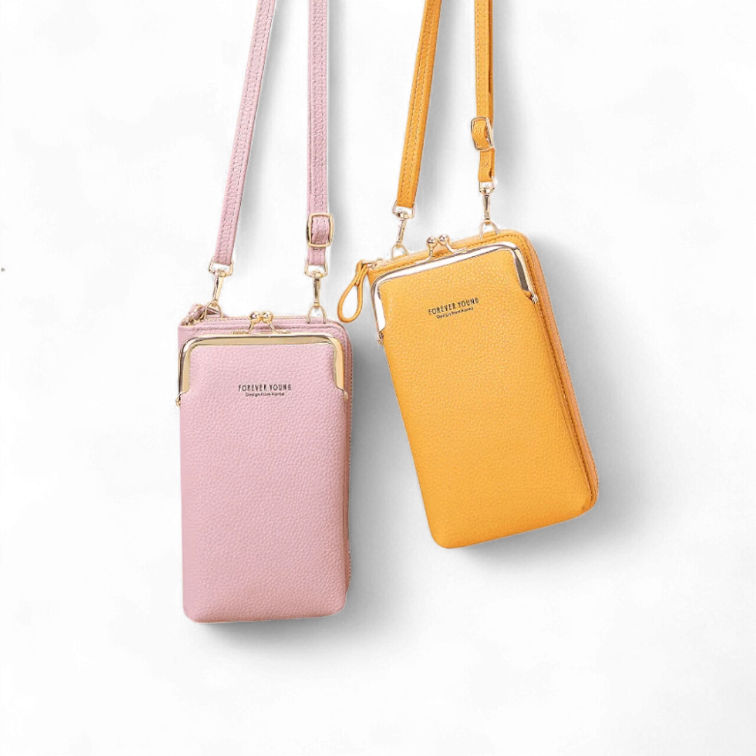 Mini Leather Crossbody Wallet Bag