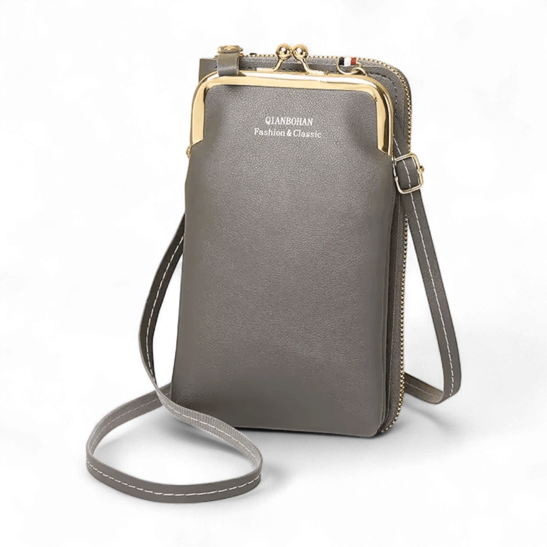 Mini Leather Crossbody Wallet Bag