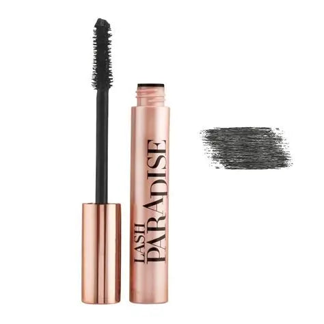 L'Oréal Paris Lash Paradise Mascara Black with volumizing brush and rich black formula for fuller, longer, clump-free lashes