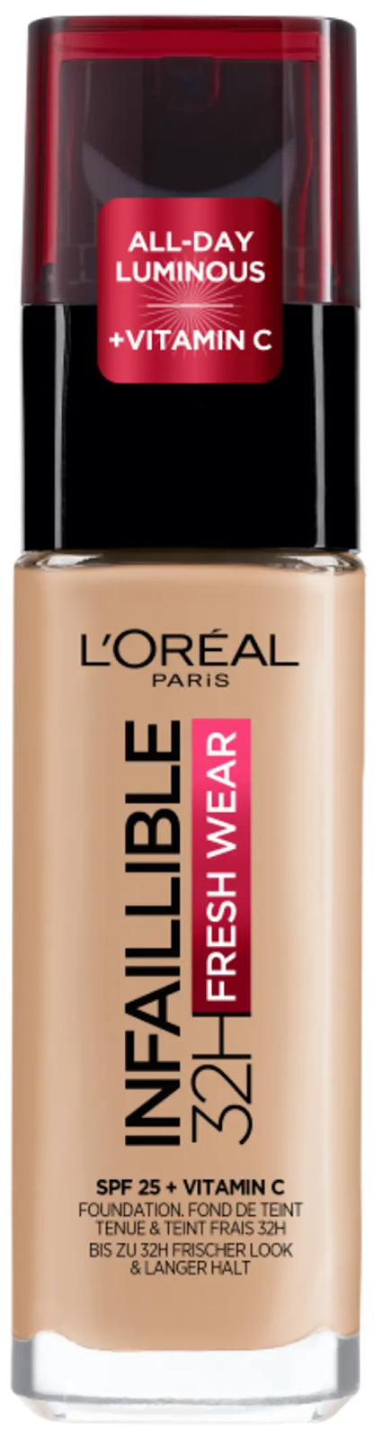 L'Oréal Paris Infinitive 32H Fresh Foundation Rose 145ml