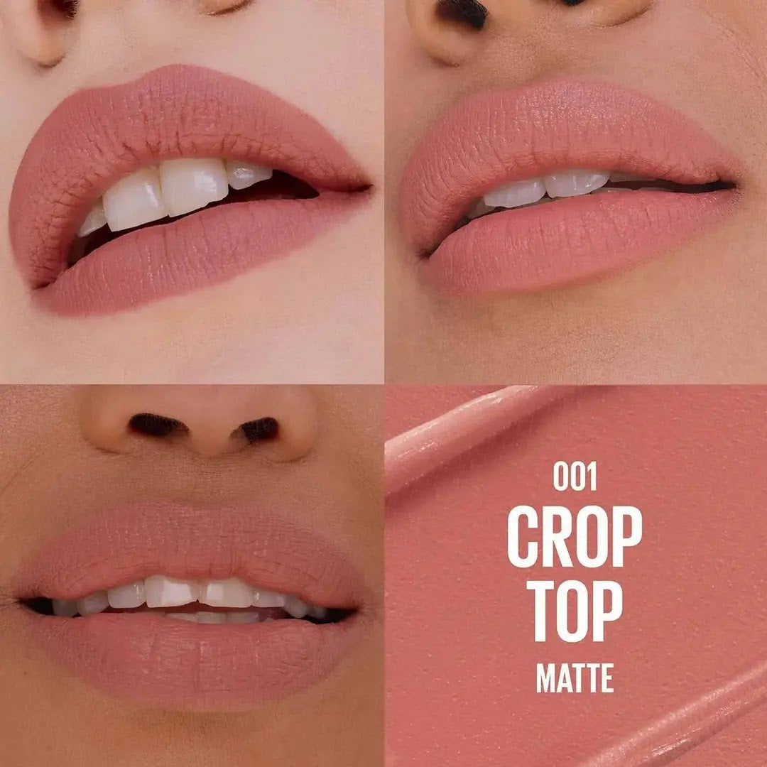 Maybelline Maybe It's Lipstick Matte 001 Crop Top