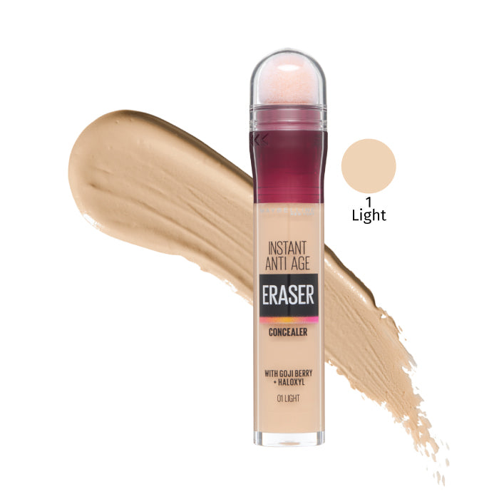 Maybelline Eraser Eye Concealer 01 Light with soft tip applicator