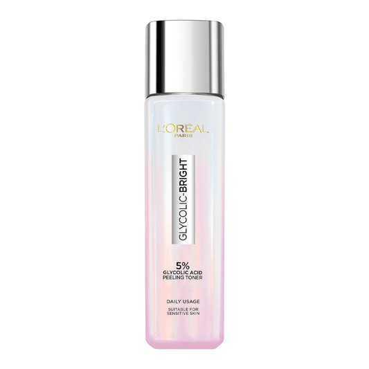 L'Oréal Glycolic-Bright Peeling Toner 128ml bottle