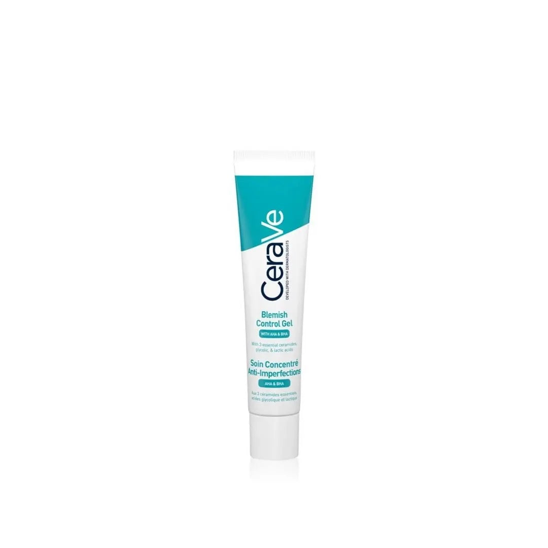 CeraVe Blemish Control Gel AHA BHA Acne Treatment 40ml