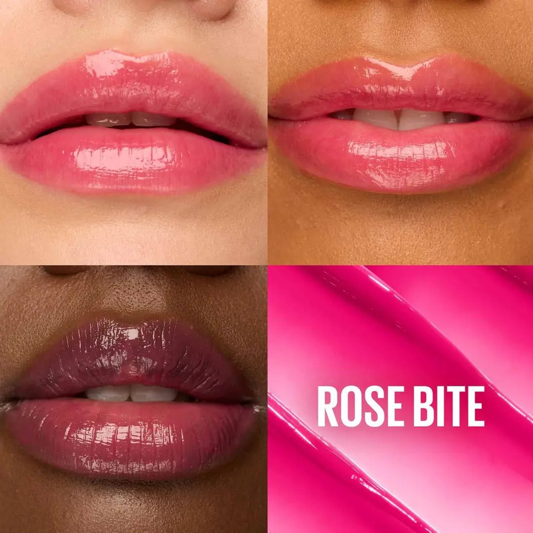 Maybelline Lifter Glaze 003 Rose Bite Lip Gloss Hydrating Shine