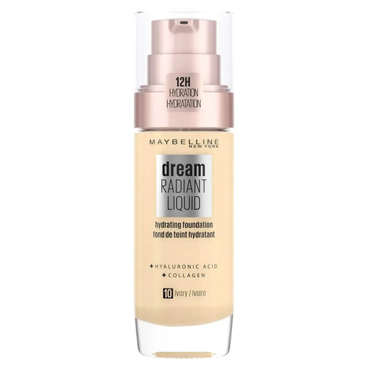 Maybelline Dream Satin Liquid Foundation 010 Ivory Hydrating Finish