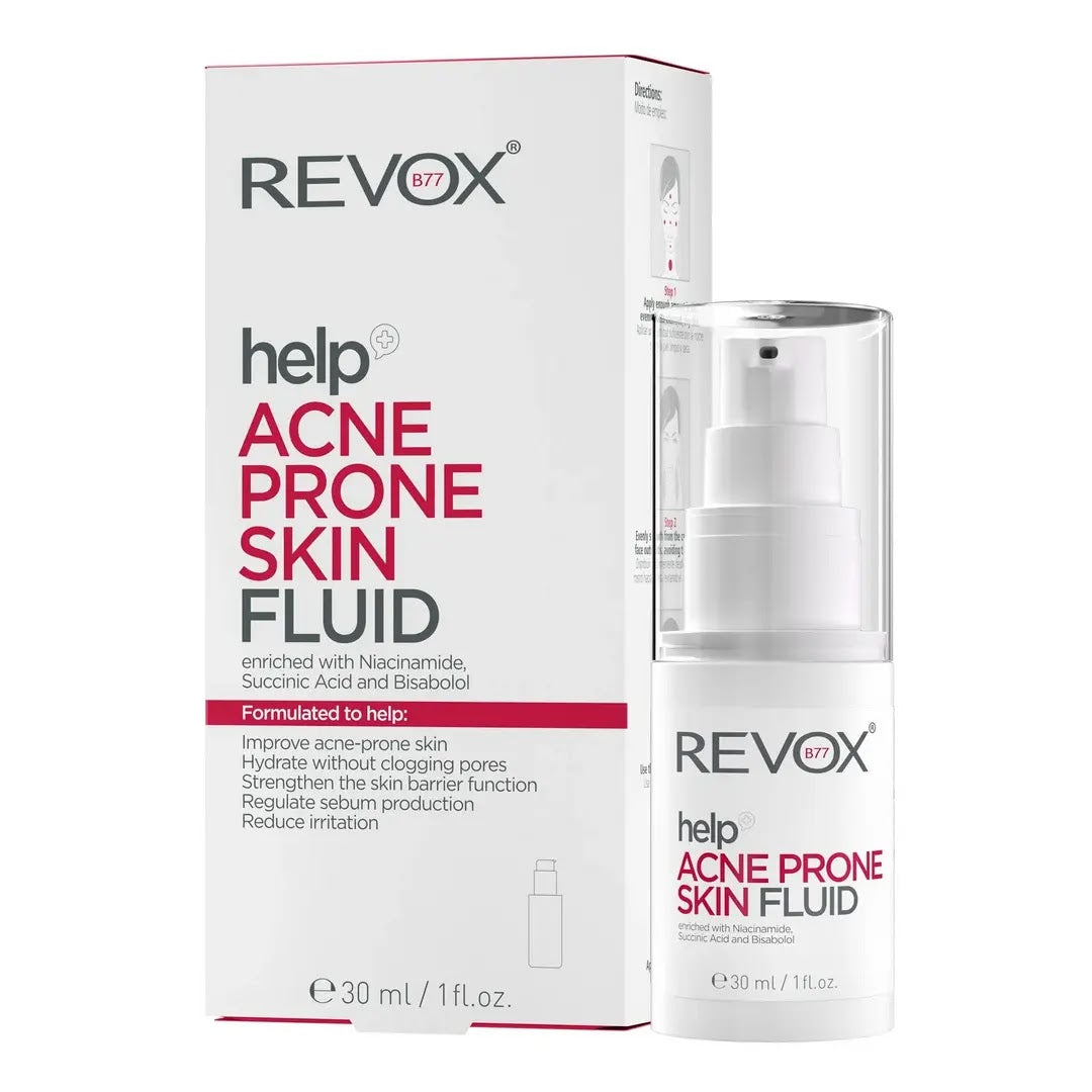 REVOX Help Acne Prone Skin Fluid Clear Skin 30ml