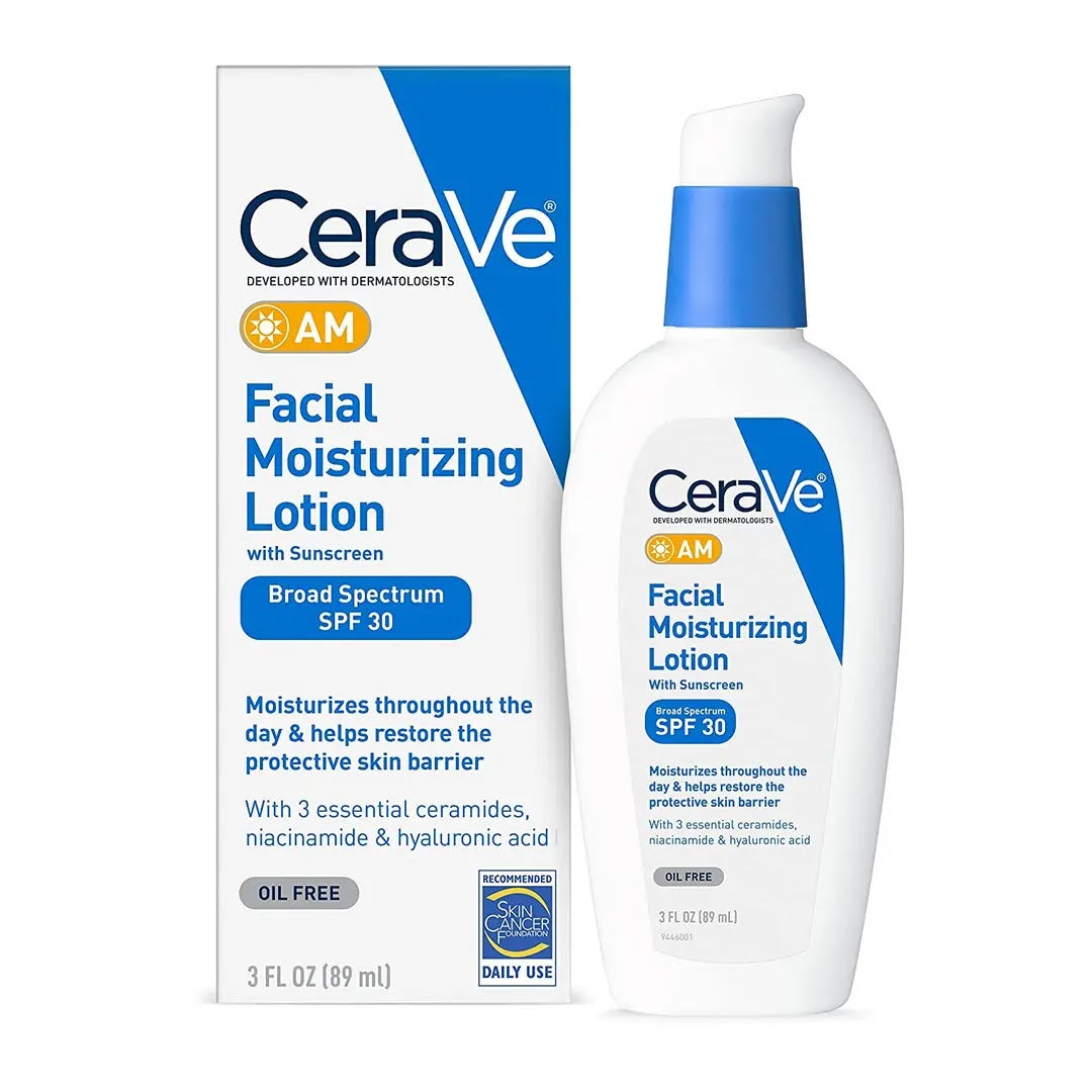 CeraVe AM Facial Moisturizing Lotion SPF 30 Hydrating 89ml
