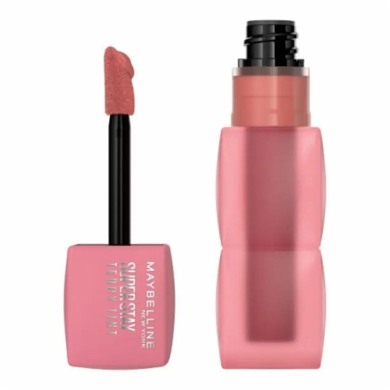 Maybelline Superstay Matte Ink lip gloss with applicator on a white background