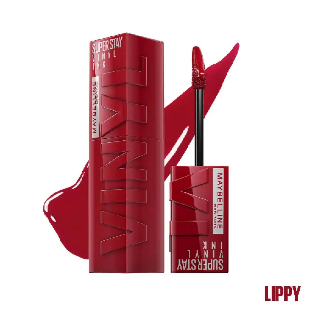Maybelline SuperStay Vinyl Ink Liquid Lipstick 10 Lippy Glossy Long-Wear