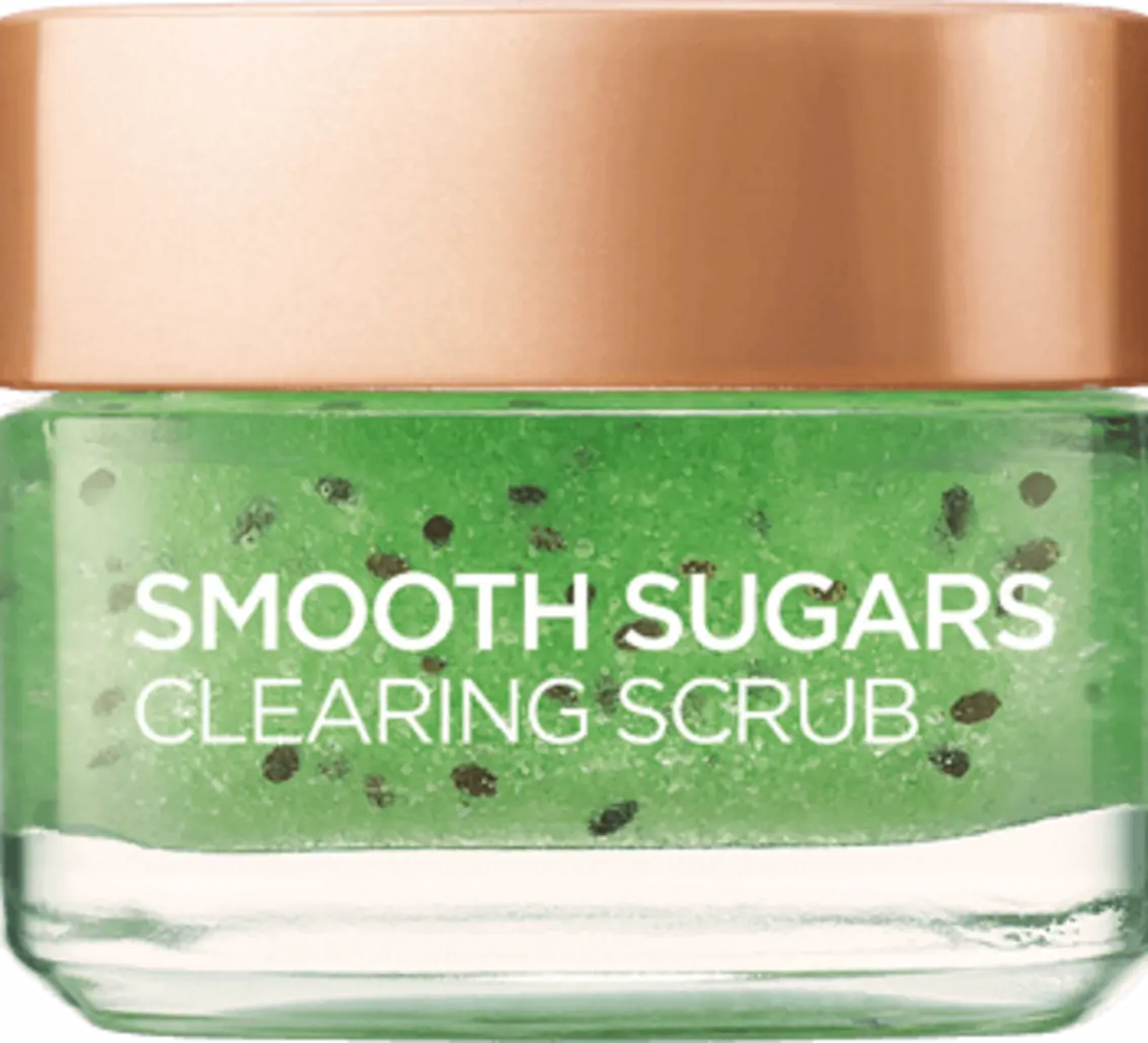 L'Oréal Smooth Sugars Scrub Kiwi Seeds Exfoliating Cleanser 50ml