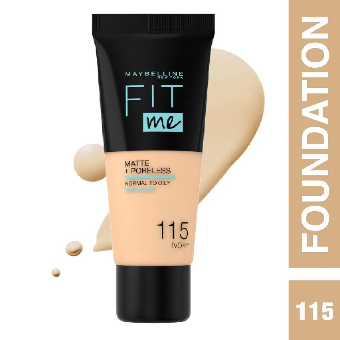 Maybelline Fit Me Foundation Ivory 115 Matte Finish 30ml