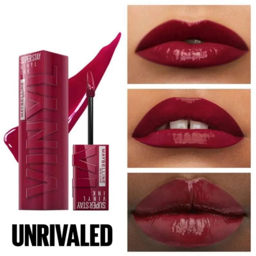 Maybelline SuperStay Vinyl Ink Liquid Lipstick 30 Unriva Bold Gloss 5ml