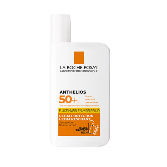 La Roche-Posay Anthelios UV XL Fluid SPF 50+ sunscreen packaging