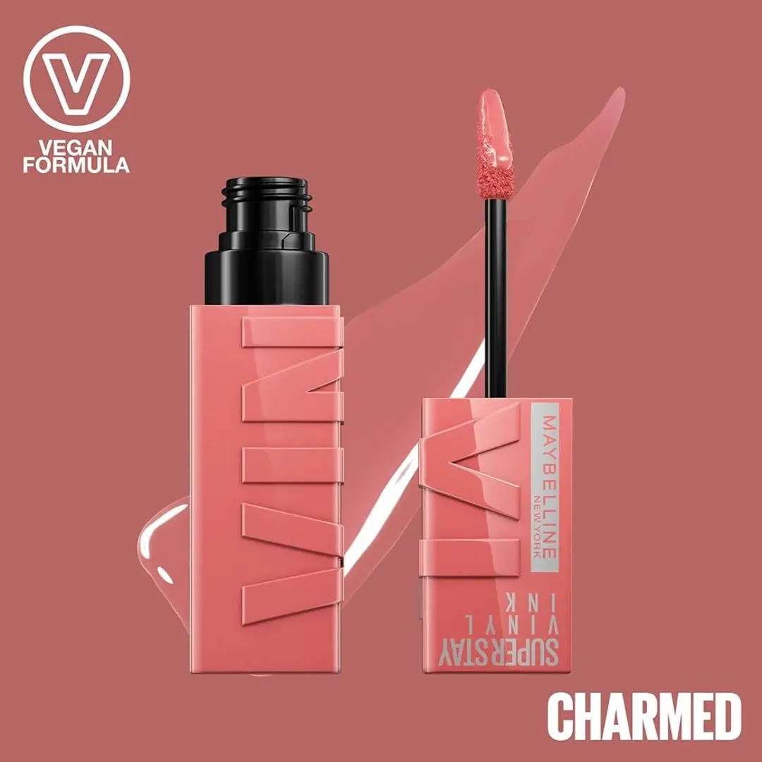 Maybelline SuperStay Vinyl Ink Liquid Lipstick 100 Charm Bold Gloss 5ml