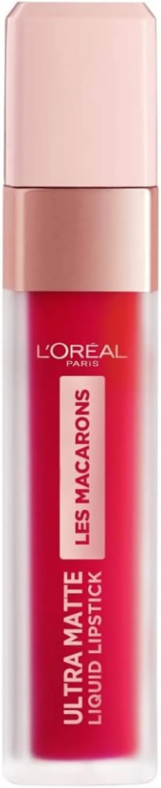 L'Oréal Macarons Liquid Lipstick 828 Frambois Vibrant Color