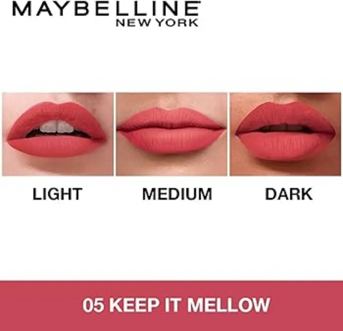 Maybelline Sensational Liquid Matte Lipstick 05 Keep It Mello