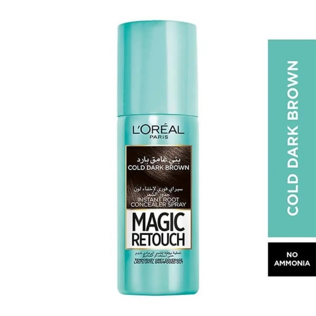 L'Oréal Magic Retouch Cold Dark Brown Root Touch-Up Spray 75ML