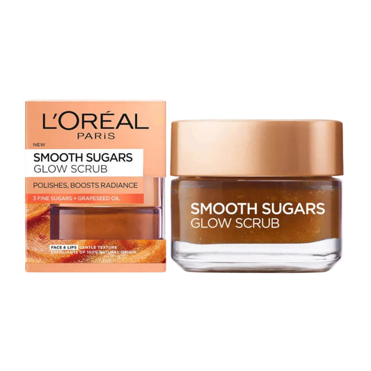 L'Oréal Smooth Sugars Scrub with Grape Seed Oil 50ml jar