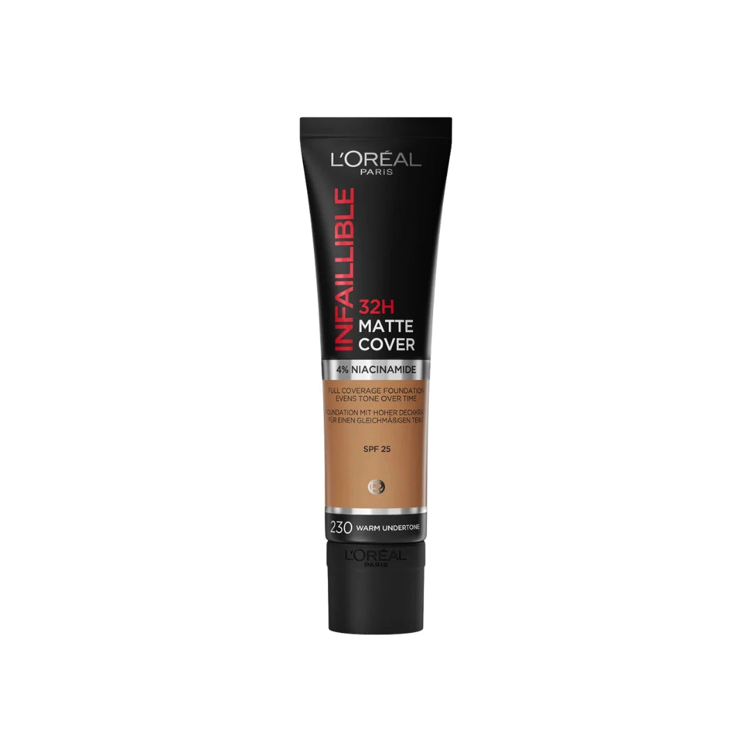 L'Oréal Paris Infallible 24H Matte Cover Foundation – Full Coverage Matte Liquid Foundation