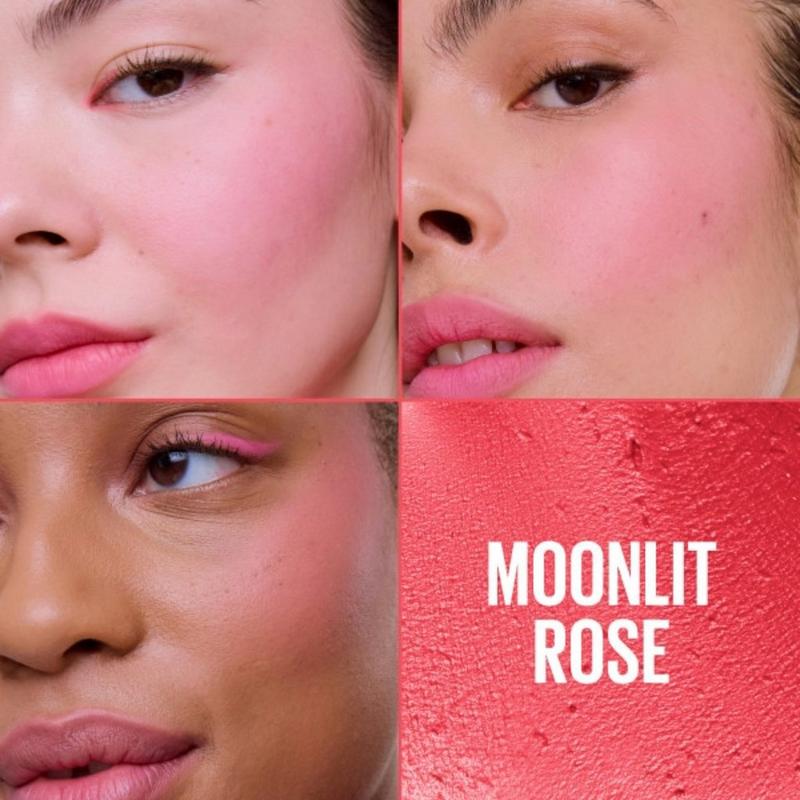 Maybelline CloudTopia Mousse Lipstick 07 Moonlit Rose soft rose shade