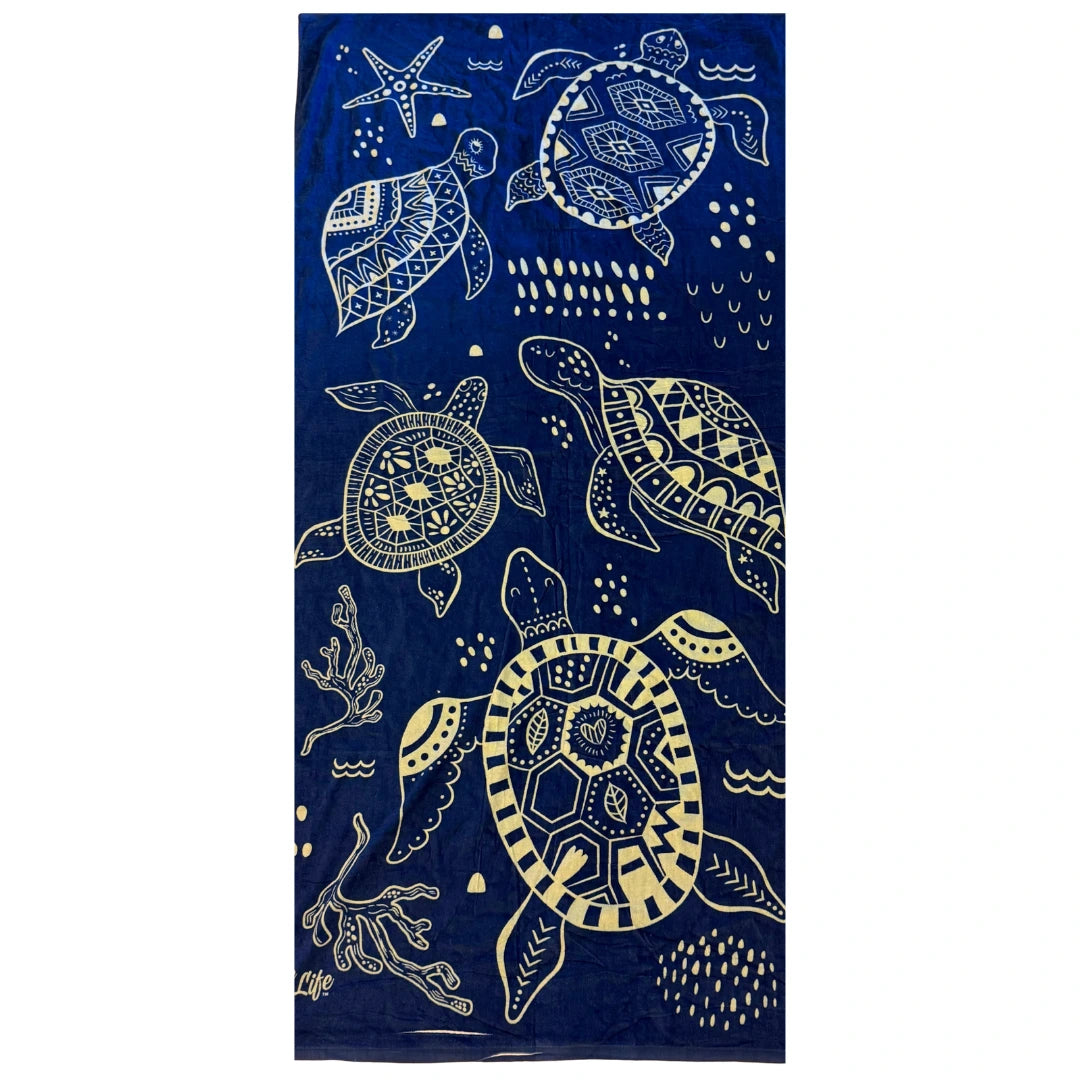 Turtle Large Beach Towel