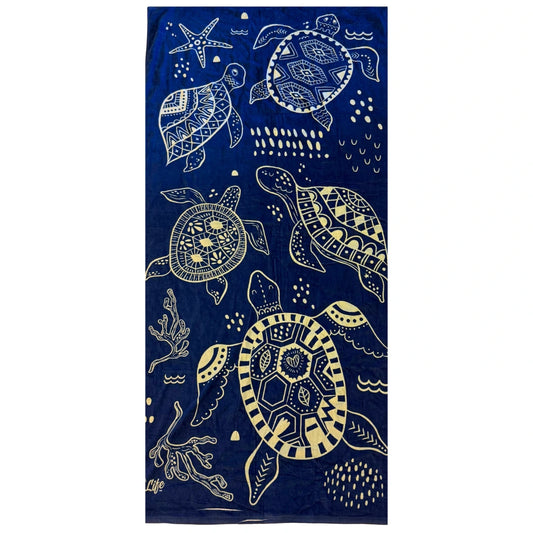 Turtle Large Beach Towel