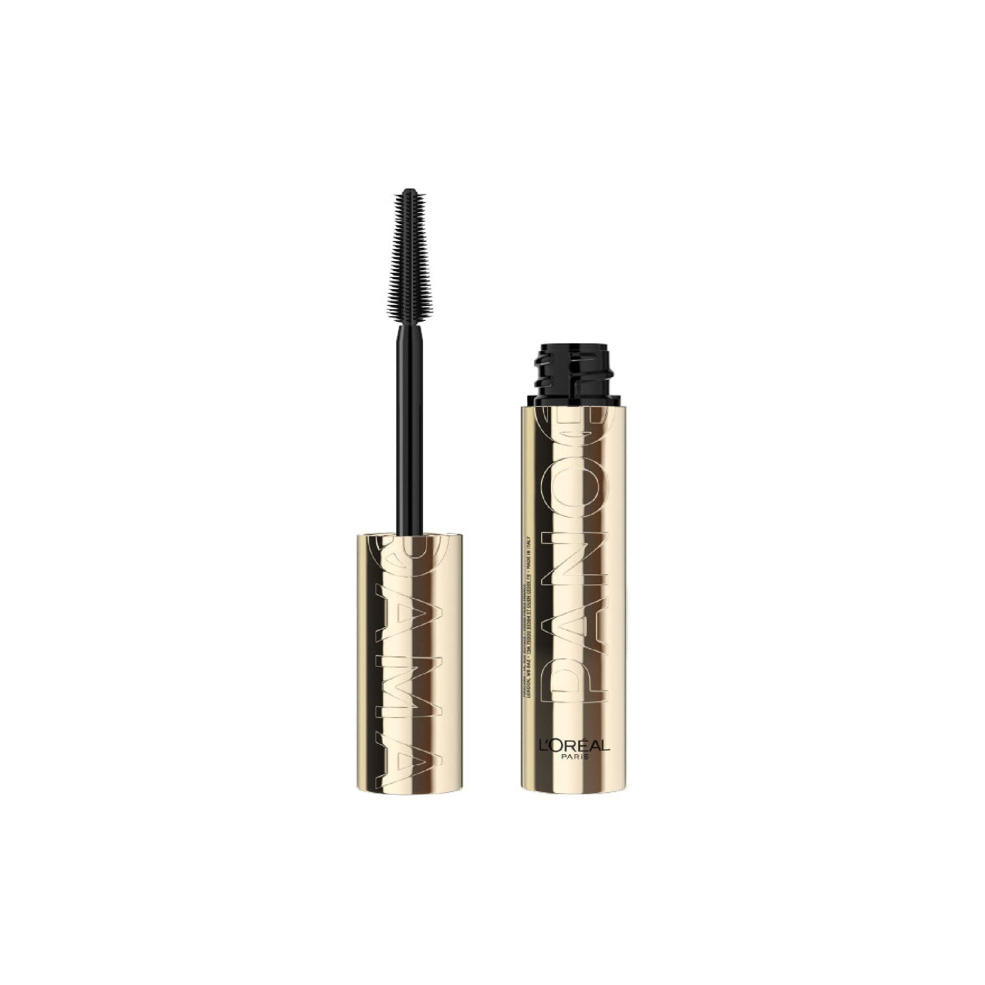 L'Oréal Voluminous Mascara Panorama black packaging with brush