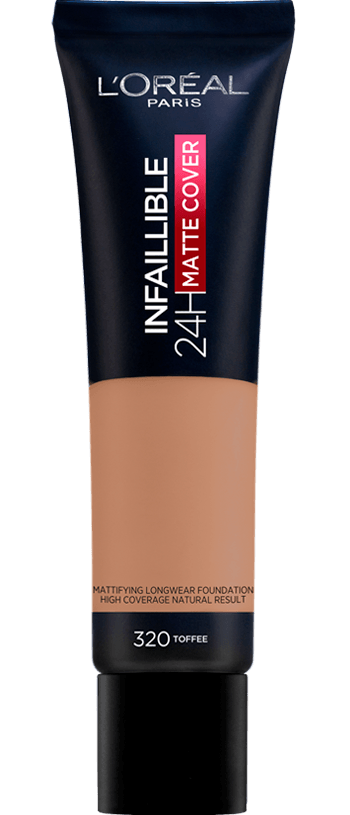L'Oréal Infallible Matte Cover Foundation 320 Caramel Toffee bottle