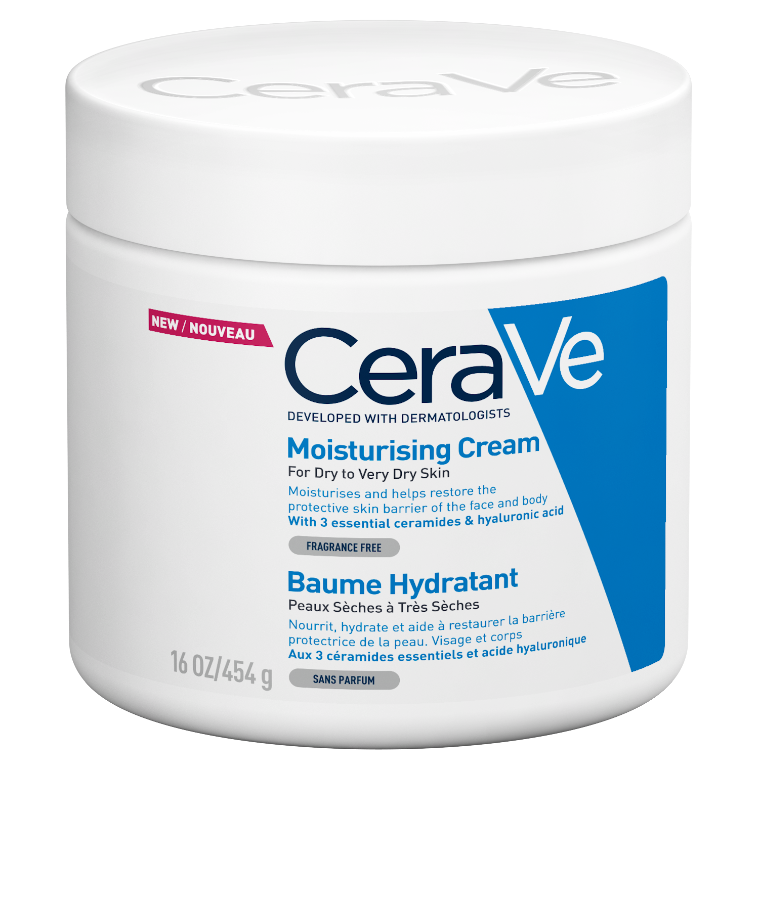 CeraVe Moisturising Cream 454g jar