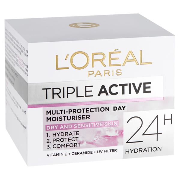L'Oréal Triple Active Dry Day Cream 50ml
